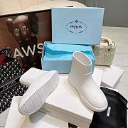 Prada rubber white boots - 2