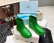 Prada rubber green boots - 1