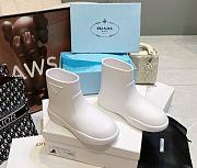 Prada rubber white boots - 1