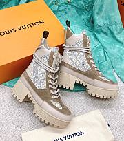 Louis Vuitton gray boots - 1