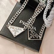 Prada necklace white/ black - 2