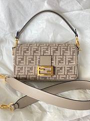 Fendi Natural Beige Baguette 27cm Bag - 1