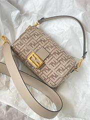 Fendi Natural Beige Baguette 27cm Bag - 4