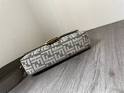 Fendi Gray Baguette 27cm Bag - 4