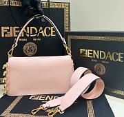 Fendi x Versace Baguette Pink Medium Bag - 5