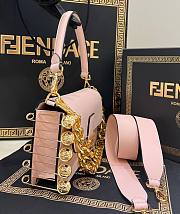 Fendi x Versace Baguette Pink Medium Bag - 3