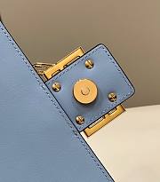 Fendi x Versace Baguette Blue Medium Bag - 3