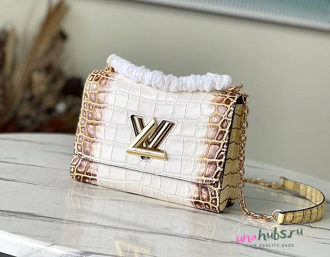 Louis Vuitton Mini Twist Crocodile leather shoulder bag - 1