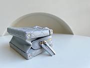 Chanel Vanity Case Calfskin Gray Bag - 3
