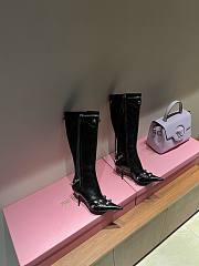 Balenciaga Cagole Buckled Knee-High Leather Boots - 4