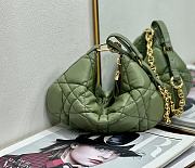 Dior caro tulip green yellow bag - 1