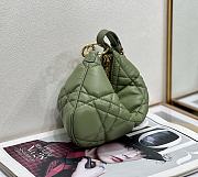 Dior caro tulip green yellow bag - 3