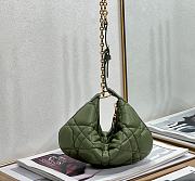 Dior caro tulip green yellow bag - 2