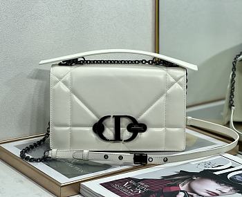 Dior Montaige white leather bag