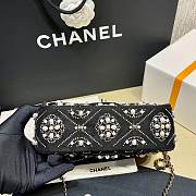 Chanel Pearl Strass CC Velvet Mini Flap Bag - 4