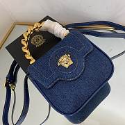 Versace La Medusa black/white mini bag - 4