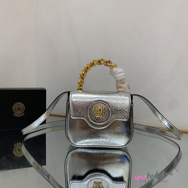 Versace La Medusa silver mini bag - 1