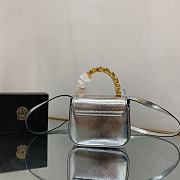 Versace La Medusa silver mini bag - 4