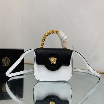 Versace La Medusa white mini bag