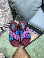 Gucci denim flatform slippers - 5