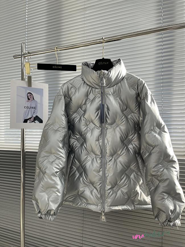 Louis Vuitton Metallic Monogram reversible puffer jacket  - 1