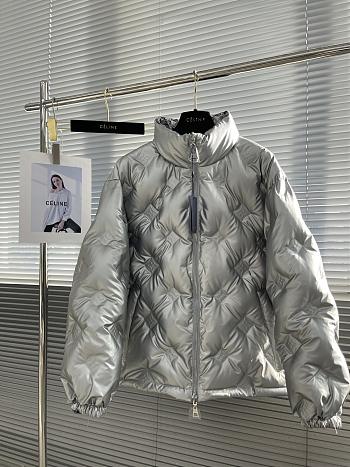 Louis Vuitton Metallic Monogram reversible puffer jacket 