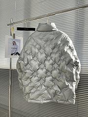 Louis Vuitton Metallic Monogram reversible puffer jacket  - 2