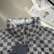 Louis Vuitton Metallic Monogram reversible puffer jacket  - 3