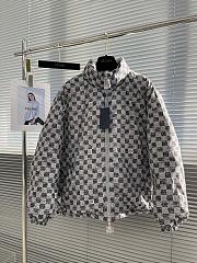 Louis Vuitton Metallic Monogram reversible puffer jacket  - 4