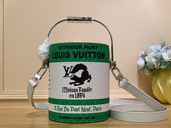 Louis Vuitton Paint Can Green Bag