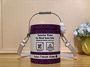 Louis Vuitton Paint Can Purple Bag - 5