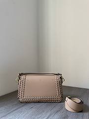 Fendi Baguette beige woven leather bag 29cm - 2