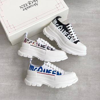 Alexander McQueen Graffiti-print sneakers 3 colors