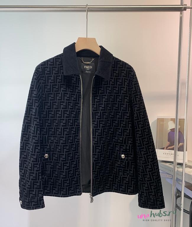 Fendi FF canvas coat - 1