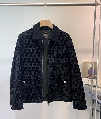 Fendi FF canvas coat