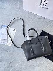 Givenchy Mini Antigona Lock Black Leather Bag - 4