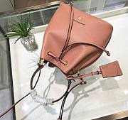 Prada Saffiano pink leather bucket bag - 5