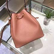 Prada Saffiano pink leather bucket bag - 4