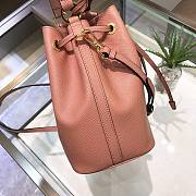 Prada Saffiano pink leather bucket bag - 2