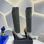 YSL  Rhinestones Boots - 1