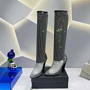 YSL  Rhinestones Boots - 4