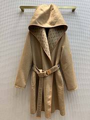 Louis Vuitton Wrap Coat in Beige - 6