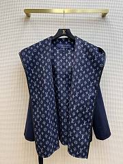 Louis Vuitton Wrap Coat in Blue - 3