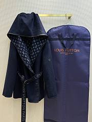 Louis Vuitton Wrap Coat in Blue - 1