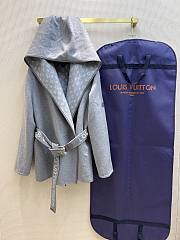 Louis Vuitton Wrap Coat in Gray - 1