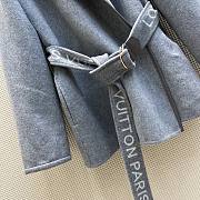 Louis Vuitton Wrap Coat in Gray - 6