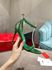 Christian Louboutin So Me 100Green Ankle Strap Heel  - 1