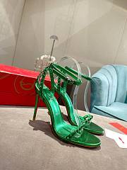 Christian Louboutin So Me 100Green Ankle Strap Heel  - 2