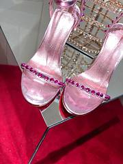 Christian Louboutin So Me 100 Pink Ankle Strap Heel - 4