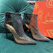 Christian Louboutin Black Constella 100 Crystal Boots - 1